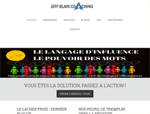 Tablet Screenshot of jeffblaincoaching.com